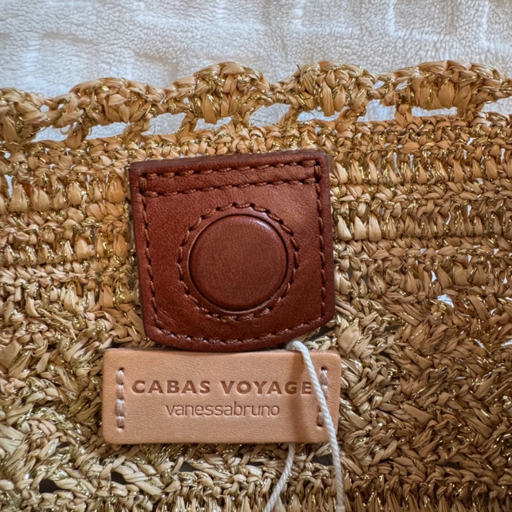 Vanessa Bruno Crochet Raffia Crossbody Bag - Picture 6 of 7